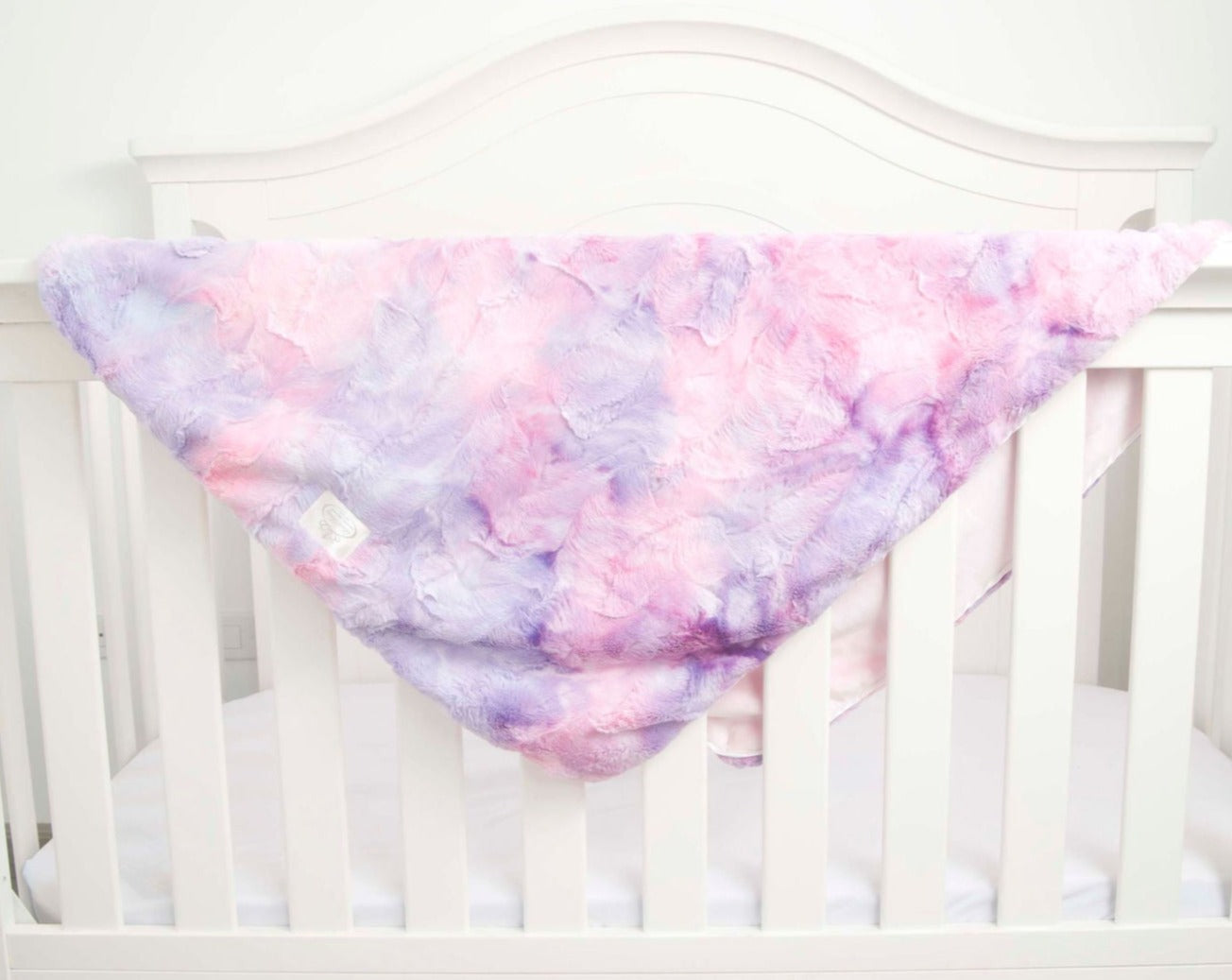 Luxe Baby Tye Dye Purple Unicorn Blanket - Baby to Throw sizes
