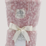 Charlie Cheetah Pink Blanket