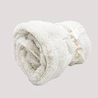 Avery Faux Fur Cream Blanket
