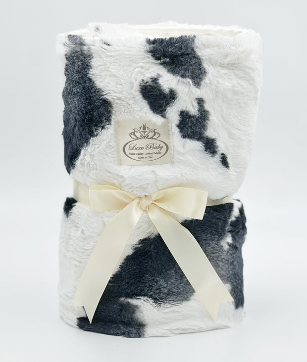 Calloway Black Print Blanket