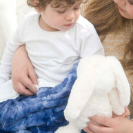 Luxe Baby Tye Dye Midnight Blue Blanket