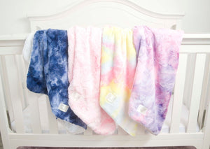 Copy of Luxe Baby Tye Dye Rainbow Blanket - Baby to Throw sizes