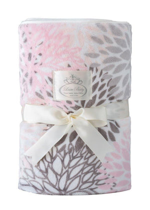 Luxe Baby Blossom Receiving Blanket