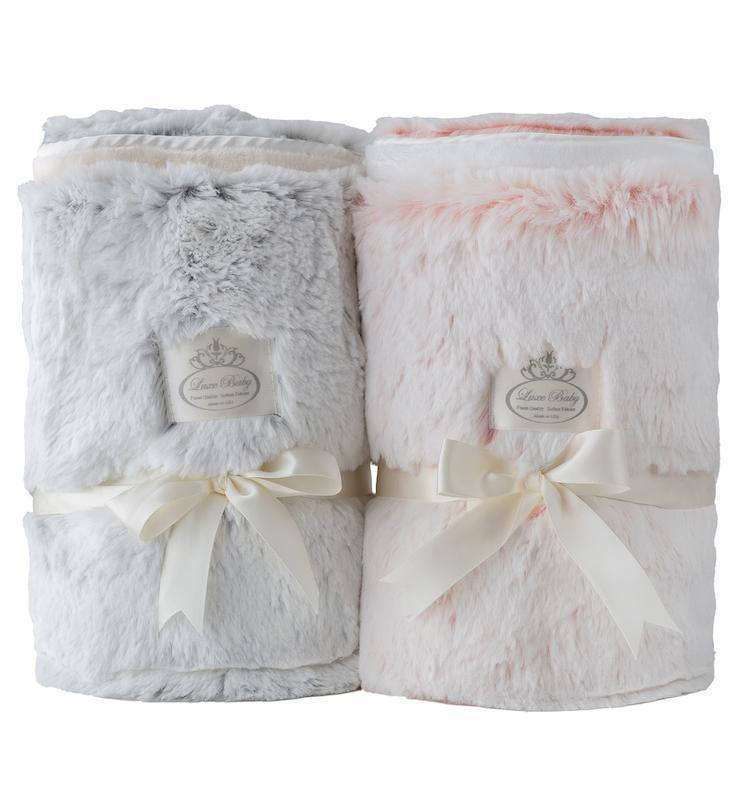 Plush Faux Fur Baby Blanket  - Frosty Fur-Available in 3 colors - Shop baby blankets, baby shower gifts, newborn baby clothes & more..